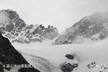 新疆西天山國家級自然保護區-高山冰川照片