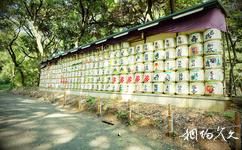 東京明治神宮旅遊攻略之酒樽牆