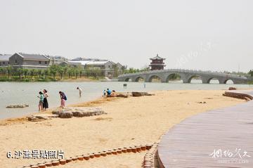 淄博桓台紅蓮湖公園景區-沙灘照片