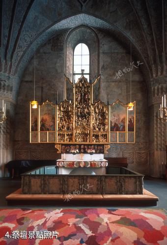 瑞典加默爾斯塔德教堂村-祭壇照片