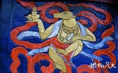 西藏藥王山旅遊攻略之神靈雕像