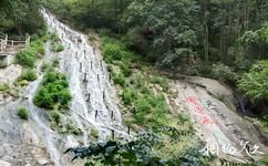 武漢木蘭清涼寨旅遊攻略之攀水瀑布