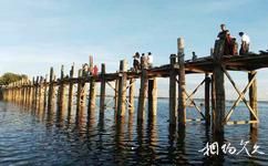 缅甸曼德勒乌本桥旅游攻略之桥柱