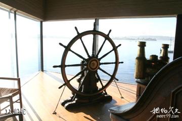 挪威海事（航海）博物馆-船舵照片