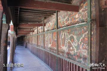 西藏白居寺-白居寺壁画照片