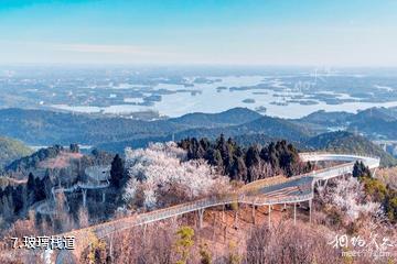 成都丹景台旅游景区-玻璃栈道照片