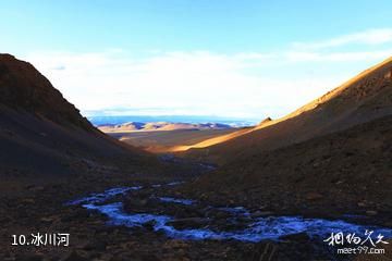西藏曲登尼玛风景区-冰川河照片