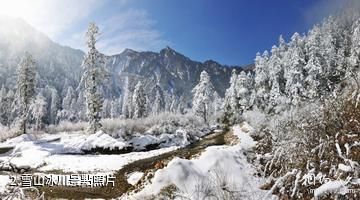 蘆山大川河旅遊景區-雪山冰川照片