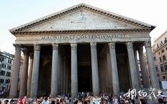 義大利羅馬萬神殿旅遊攻略之柱廊