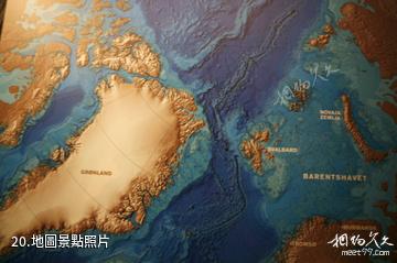 挪威斯瓦爾巴群島-地圖照片