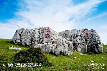 宜昌百里荒高山草原旅遊區-地老天荒石頭照片