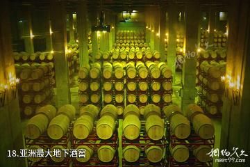 陕西张裕瑞那城堡酒庄-亚洲最大地下酒窖照片