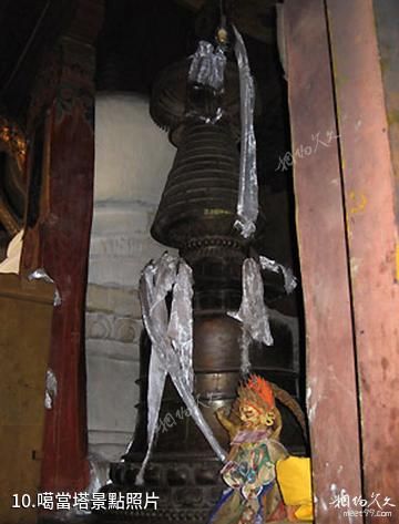 拉薩熱堆寺卓瑪拉康-噶當塔照片