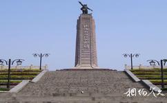 棗莊鐵道游擊隊紀念公園旅遊攻略之紀念碑