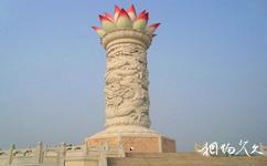 陝西華山旅遊攻略之寶蓮燈雕塑