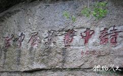 藍田王順山國家森林公園旅遊攻略之摩崖石刻