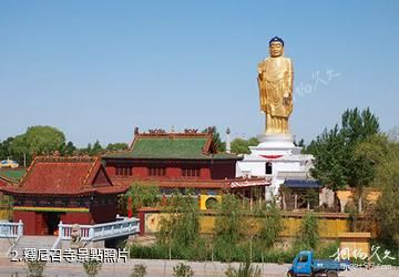 達拉特旗釋尼召沙漠綠海樂園-釋尼召寺照片