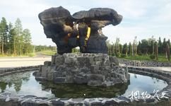 儀征捺山地質公園旅遊攻略之主題雕塑
