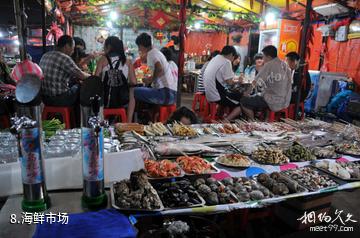 丹东大鹿岛-海鲜市场照片