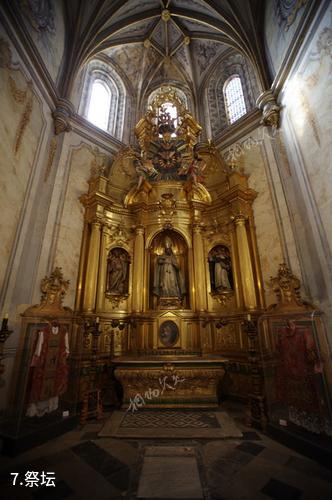 西班牙塞戈维亚古城-祭坛照片