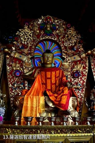 西藏薩迦寺-薩迦班智達照片