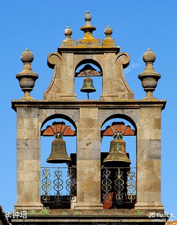 西班牙拉古纳的圣克斯托瓦尔-钟塔照片