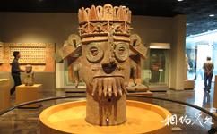 墨西哥城国家人类学博物馆旅游攻略之巨石头像
