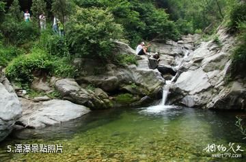西安金龍峽風景區-潭瀑照片