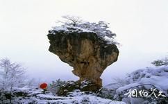 四川鼓城山•七里峡旅游攻略之门扇岩