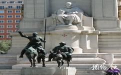 西班牙塞萬提斯廣場旅遊攻略之堂吉柯德和桑秋銅像