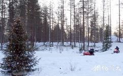 芬兰圣诞老人村旅游攻略之雪地摩托车场