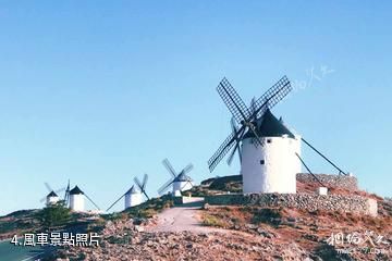 西班牙孔蘇埃格拉風車小鎮-風車照片