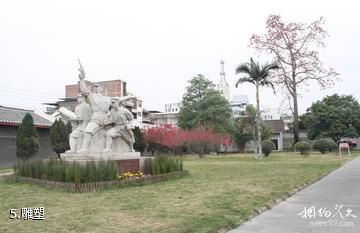 百色右江工农民主政府旧址-雕塑照片