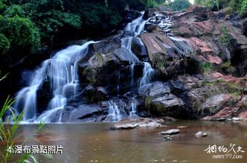 屯昌木色湖風景區-瀑布照片