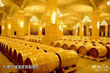 通天山葡萄酒文化科技產業園-地下儲酒窖照片
