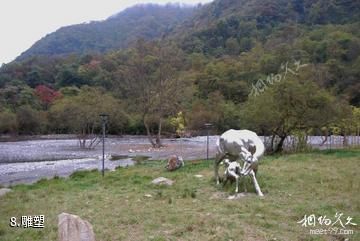 雅安喇叭河森林公园-雕塑照片