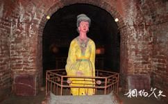鄒城魯荒王陵旅遊攻略之戈妃塑像與戈妃棺