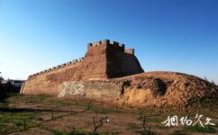 阿拉善盟阿拉善王府旅遊攻略之城牆遺址