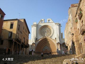 西班牙塔拉戈纳古城遗址-大教堂照片