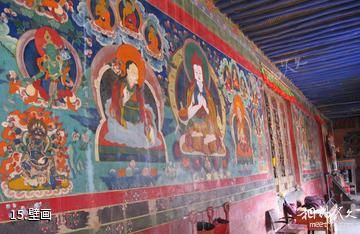 拉萨热堆寺卓玛拉康-壁画照片