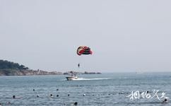 青岛第一海水浴场旅游攻略之海上飞伞