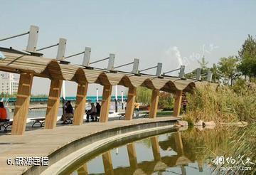 胶州三里河公园-银湖连樯照片