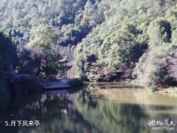 易门龙泉公园生态旅游景区-月下风来亭照片