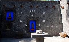 墨西哥弗里達博物館旅遊攻略之裝飾牆