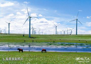 烏蘭察布市灰騰梁自然風景區-風車照片