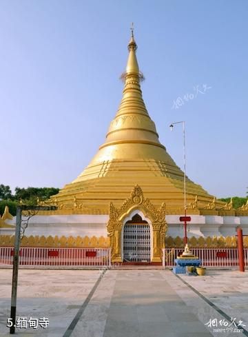 尼泊尔蓝毗尼园-缅甸寺照片