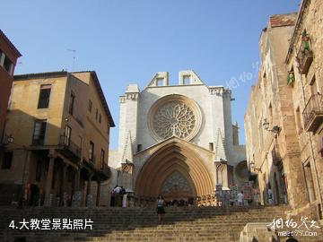 西班牙塔拉戈納古城遺址-大教堂照片