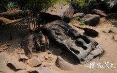 老挝占巴塞瓦普庙旅游攻略之神秘脚印