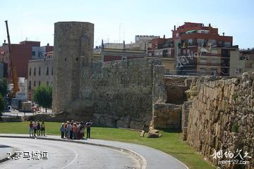 西班牙塔拉戈纳古城遗址-罗马城垣照片