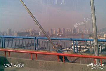 上海杨浦大桥-观光人行道照片